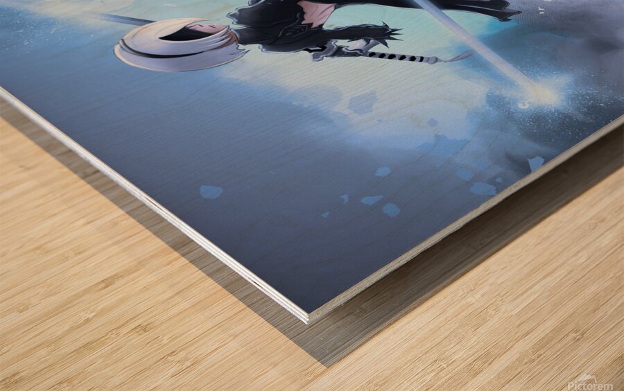 NieR Automata Wood print