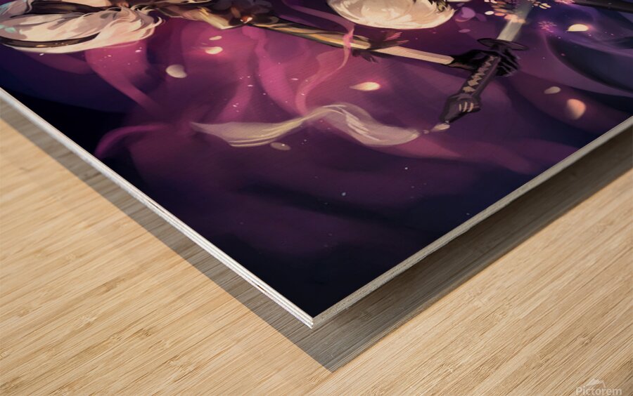 NieR Automata Wood print