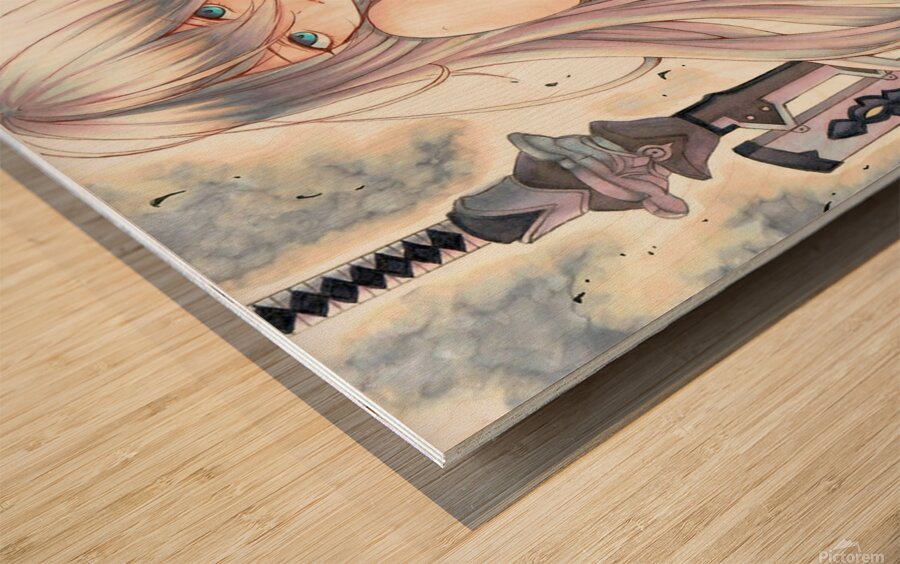 NieR Automata Wood print