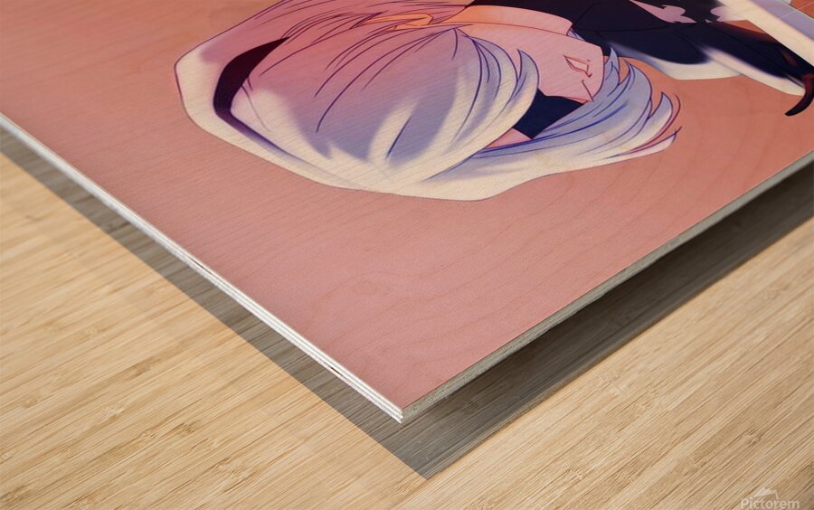 NieR Automata Wood print