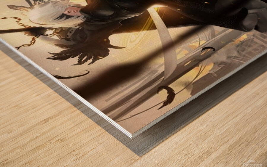 NieR Automata Wood print
