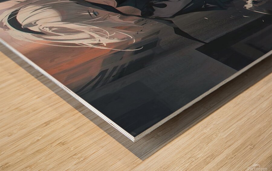 NieR Automata Wood print