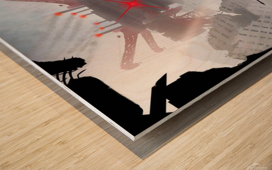 NieR Automata Wood print