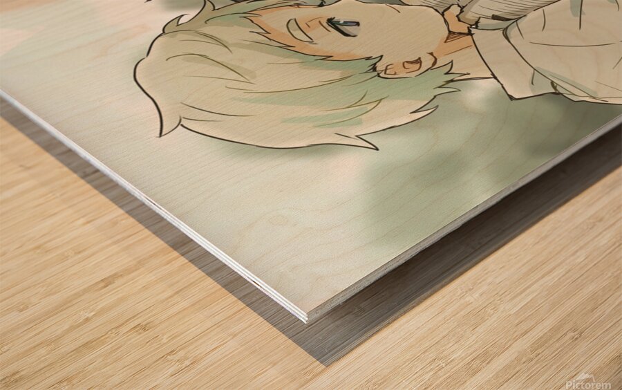 the promised neverland Wood print