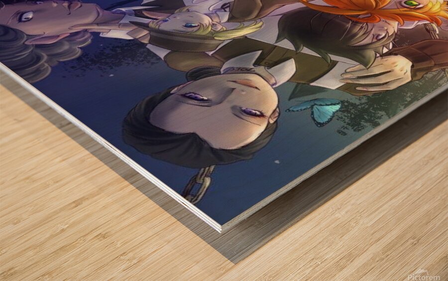 the promised neverland Wood print