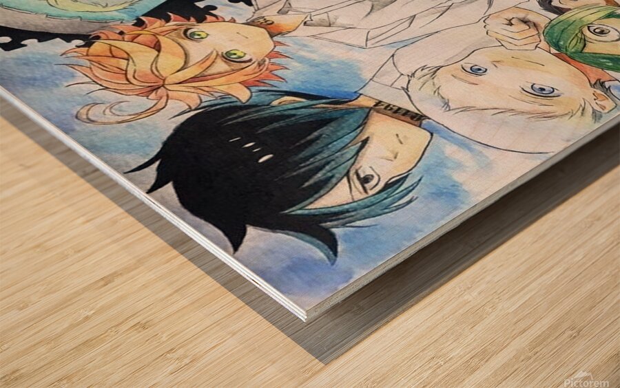 the promised neverland Wood print
