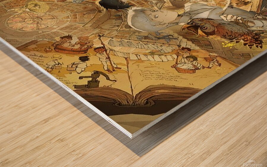 the promised neverland Wood print