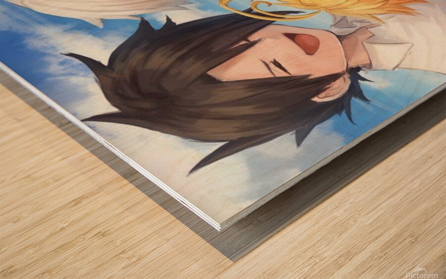 the promised neverland Wood print