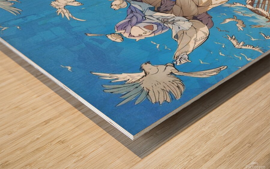 the promised neverland Wood print