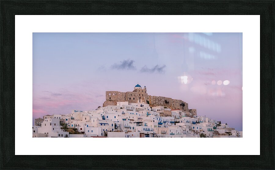 Astypalea Castle Picture Frame print