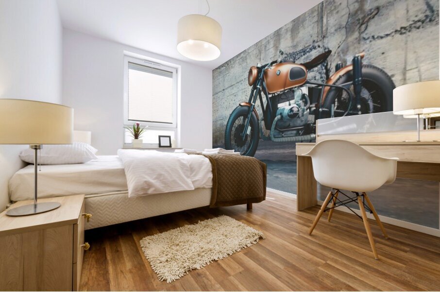 vintage bmw Mural print