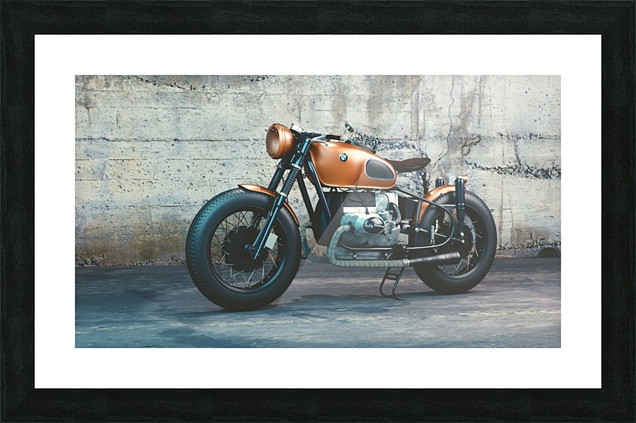 vintage bmw Picture Frame print