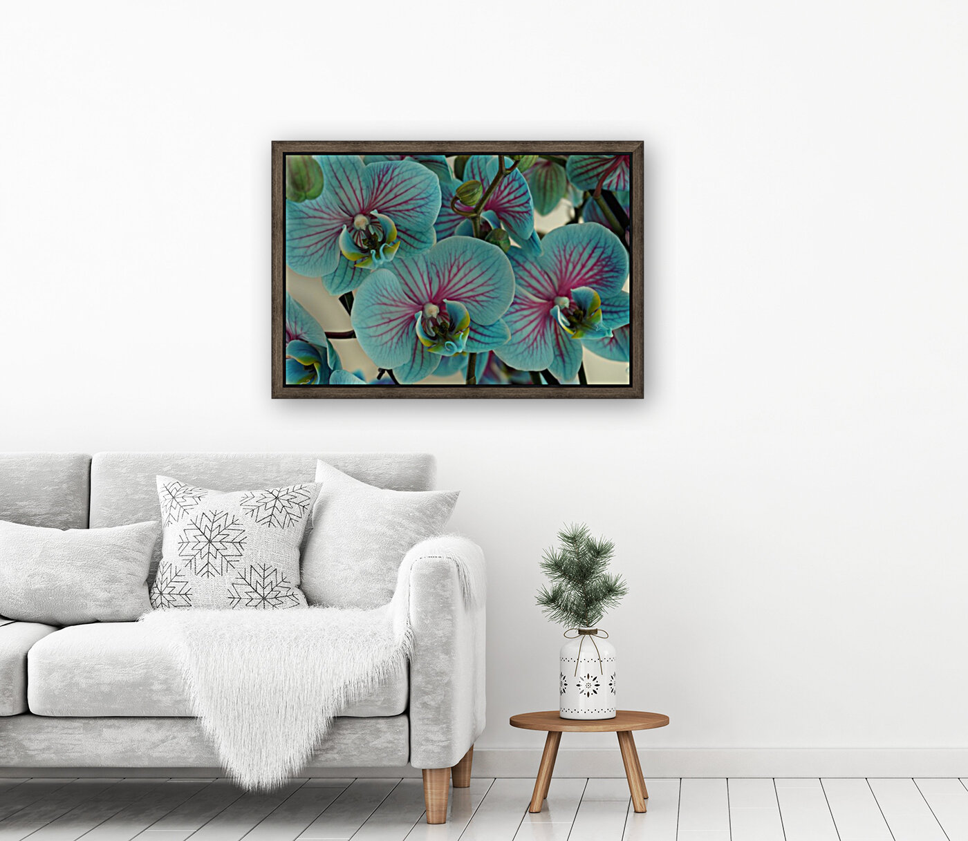 Orchid vibrant Reproduction