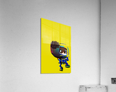 Gold Little Astronaut Acrylic Print