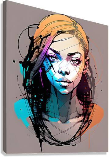 The Warrior Canvas Print