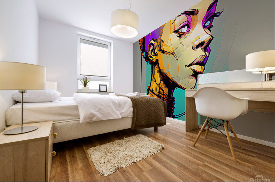 The Siren Mural print