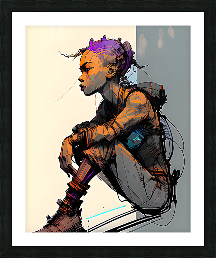 The Watcher Picture Frame print