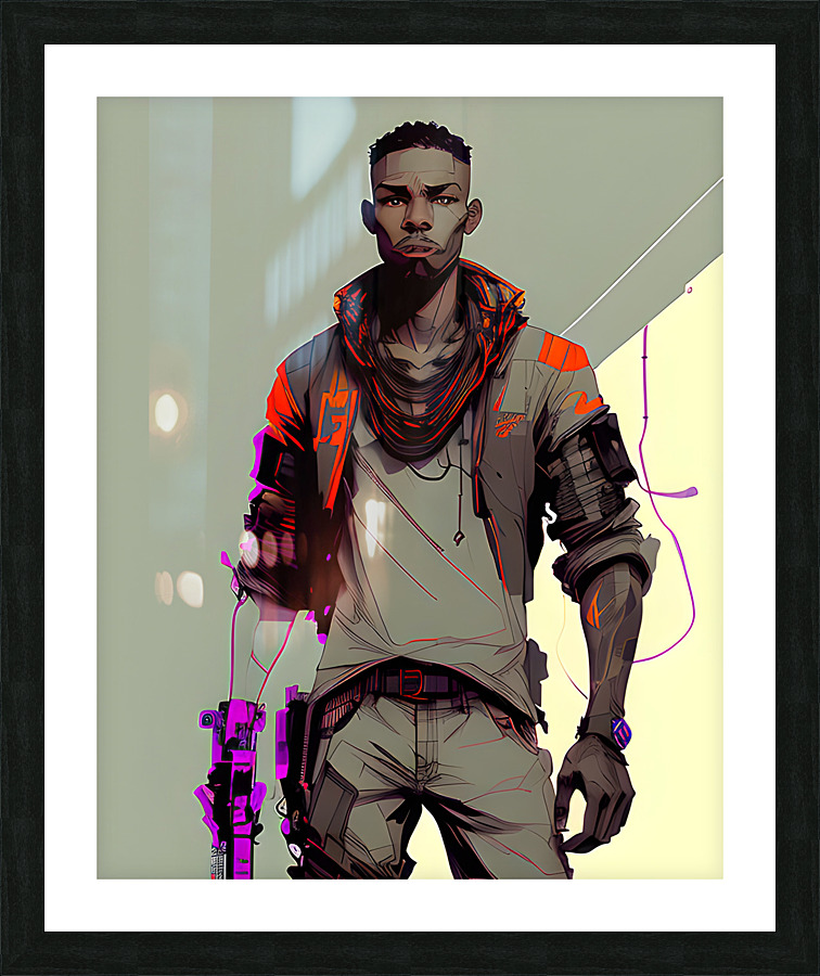 The Detective Picture Frame print