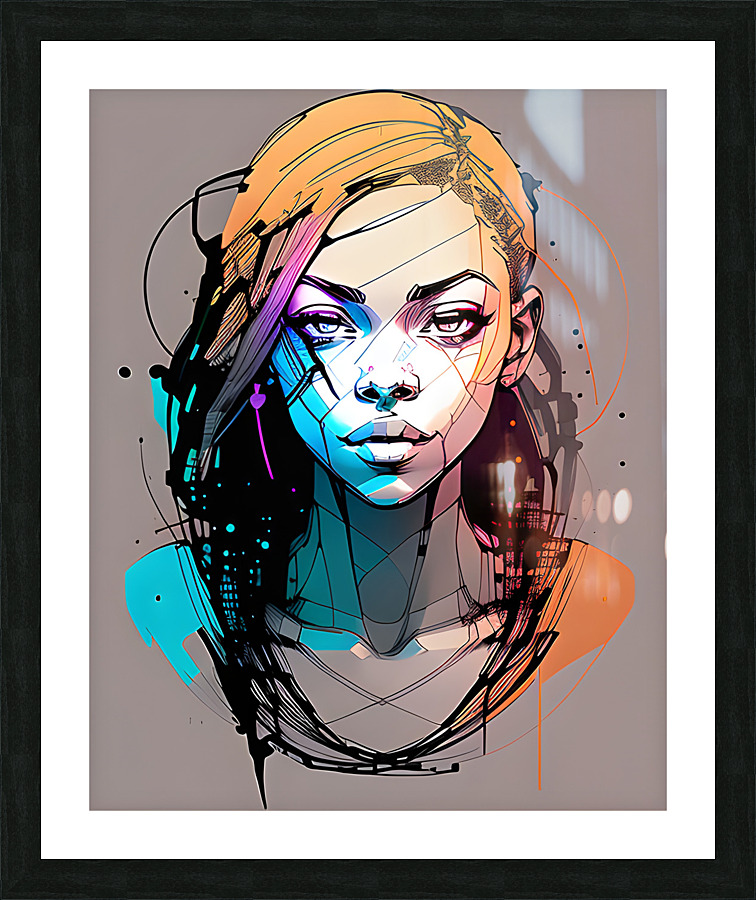 The Warrior Picture Frame print