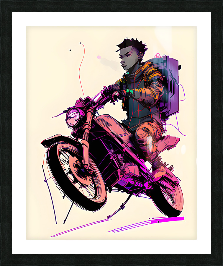 The Deliverer  Picture Frame print