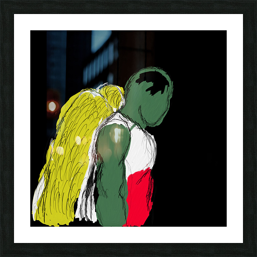 Angel 36 Picture Frame print