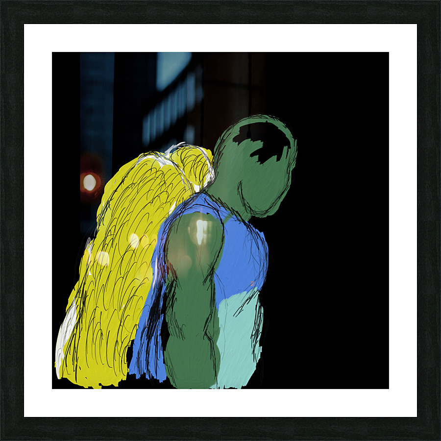 Angel 54 Picture Frame print