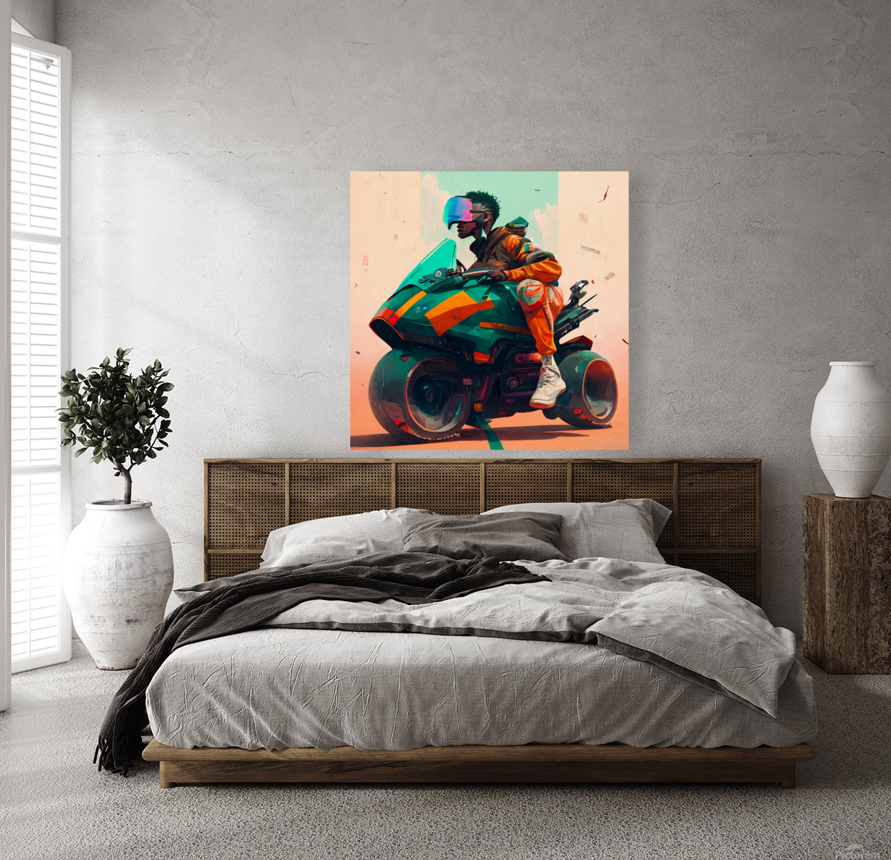 The Biker Reproduction