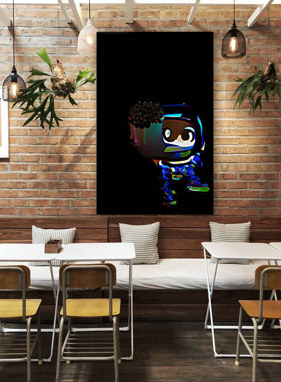Black Little Astronaut by Brandale221