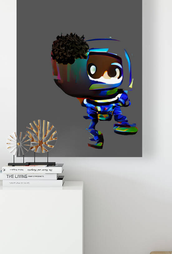 Dark Grey Little Astronaut by Brandale221