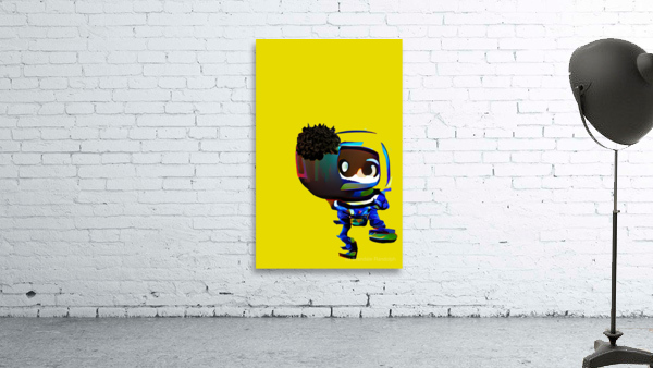 Gold Little Astronaut Wall Preview