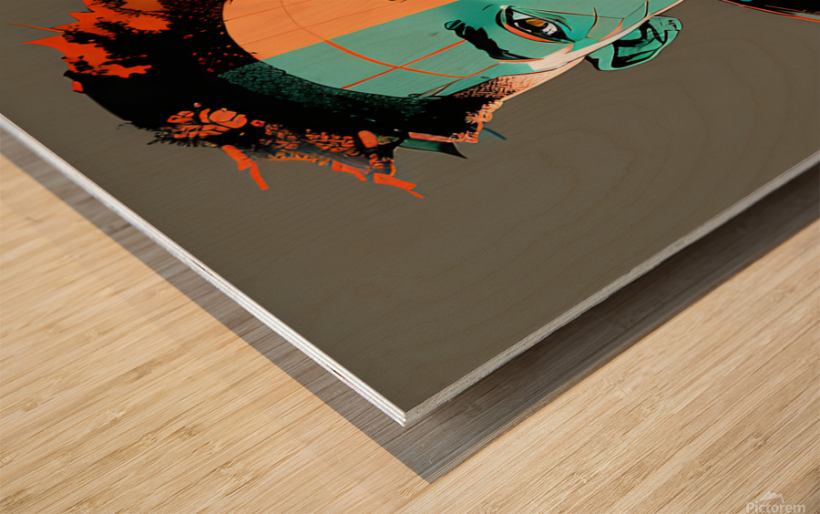The Dreamer Wood print