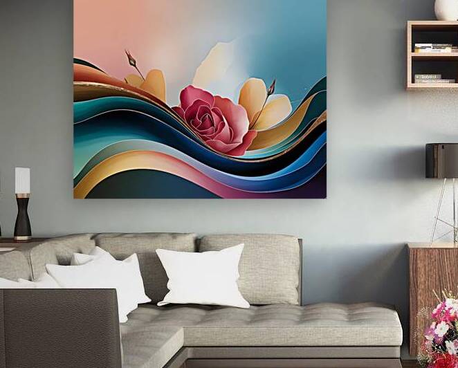 A Minimalist Rose Illusion by AMRO ISMAIL