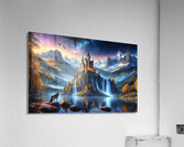 Gothic Landscape 7 | Wolf River Falls Acrylic Print