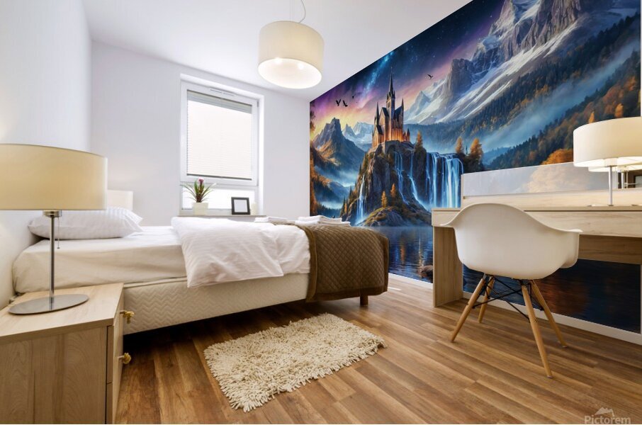 Gothic Landscape 7 | Wolf River Falls Mural print