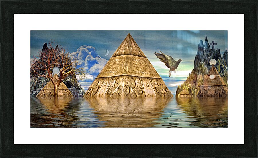 Northern Lands | Reflections  Picture Frame print