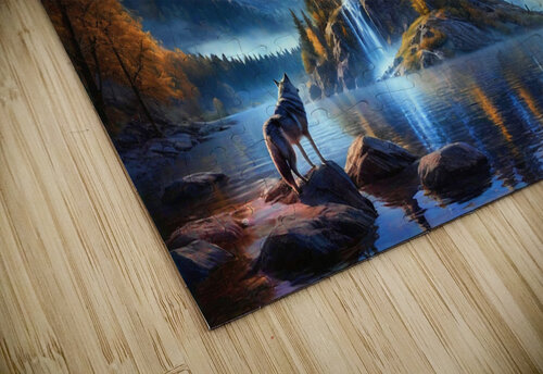 Gothic Landscape 7 | Wolf River Falls Dave Harnetty puzzle