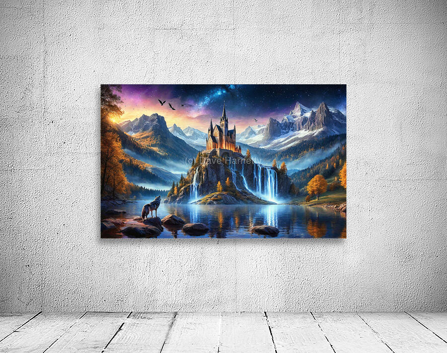 Gothic Landscape 7 | Wolf River Falls Wall Preview