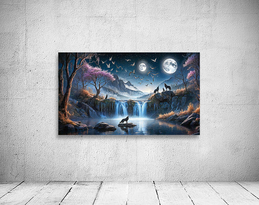 Gothic Landscape 5 | Wolf River Falls by Dave Harnetty Wall Art