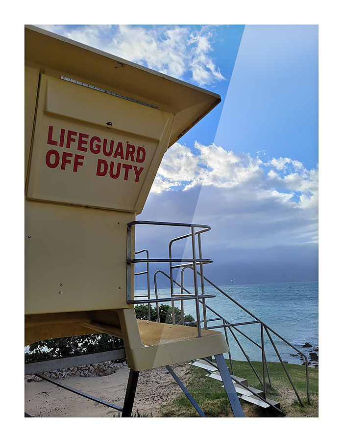 Off Duty Picture Frame print