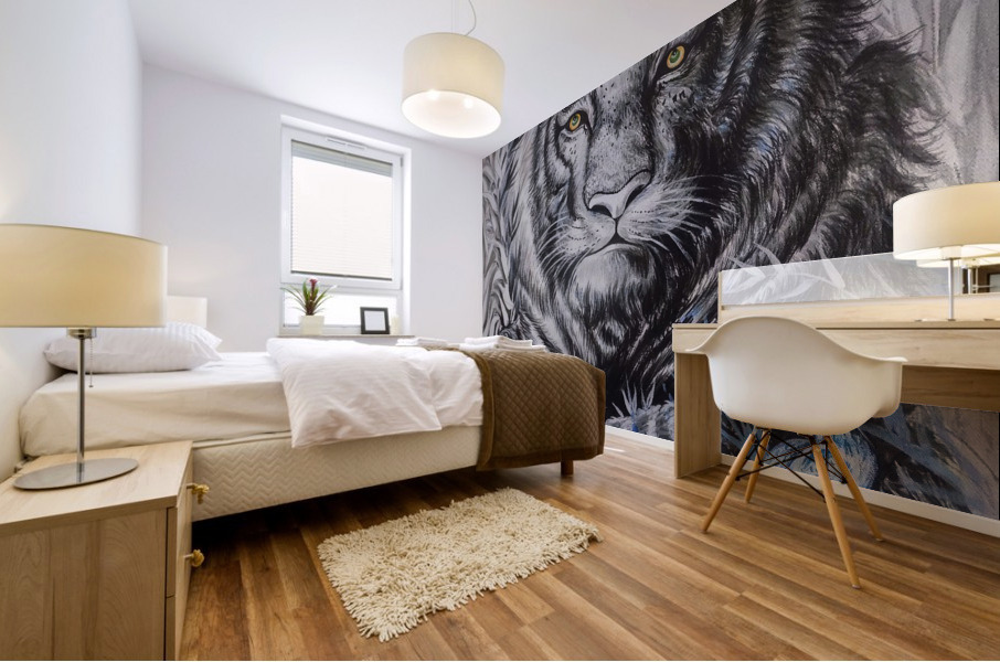 THE TIGER PORTRAIT Mural print