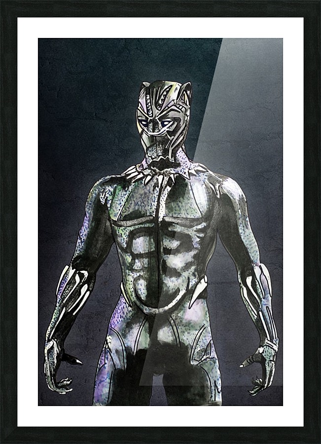 BLACK PANTHER Picture Frame print