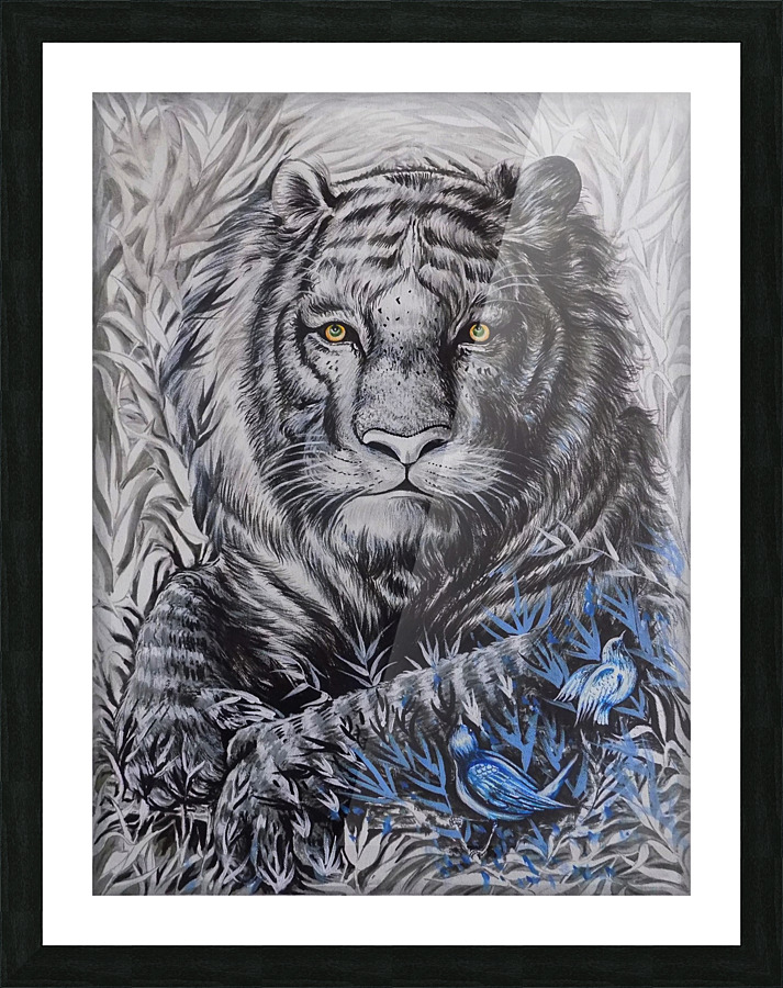 THE TIGER PORTRAIT Picture Frame print