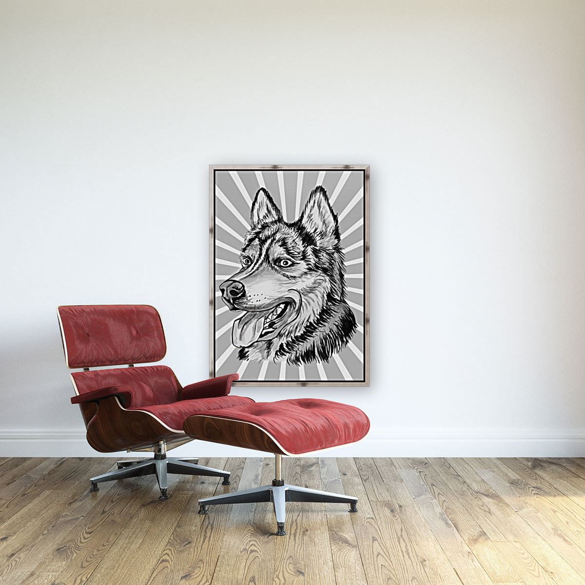 DOG PORTRAIT Reproduction