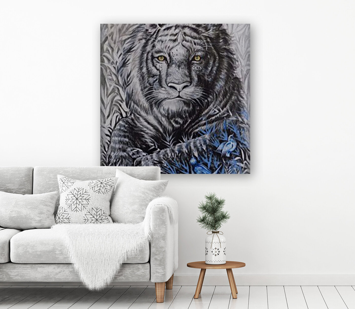 THE TIGER PORTRAIT Reproduction