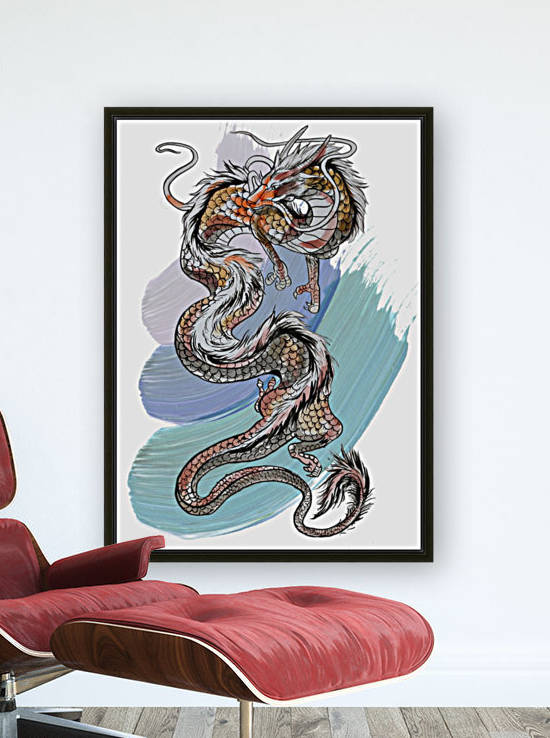 CHINESE DRAGON SKETCH by ASP ARTS