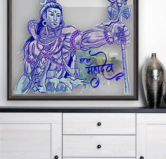 LORD SHIVA - HAR HAR MAHADEV by ASP ARTS
