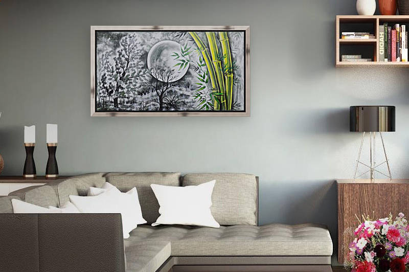 THE BAMBOO AND THE MOON  by ASP ARTS