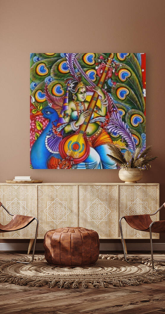 SARASWATI THE GODDESS OF ART AND MURAL PAINTING by ASP ARTS