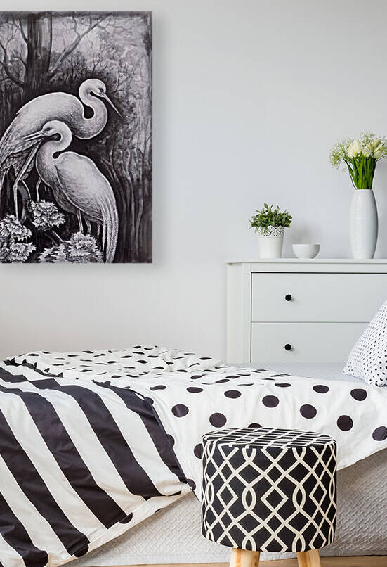 THE CRANE PAINTING by ASP ARTS