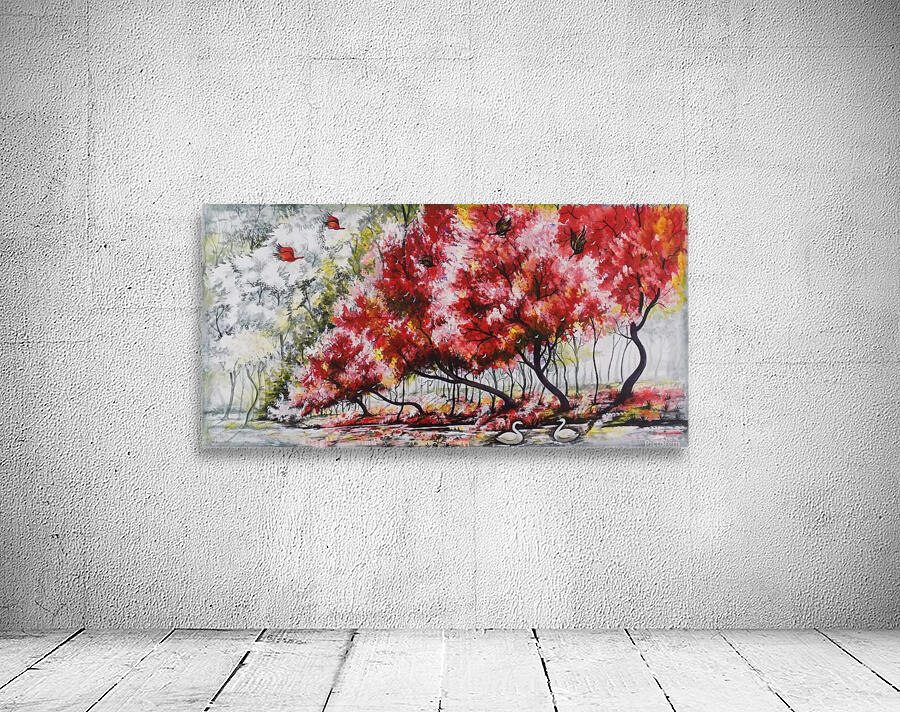 THE RED TREE LANDSCAPE  Wall Preview